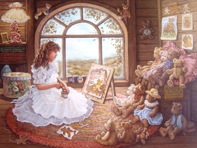 Jenny Paints Her Bears